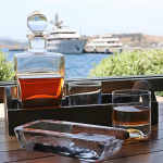 Handcrafted Glass Ashtray from Turkey