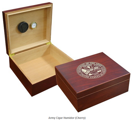 US Army Cigar Humidor (Cherry)