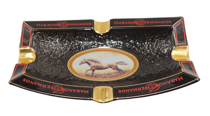 THE GENTLEMEN CLUB COLLECTION Running Horse (Alazan) Ashtray