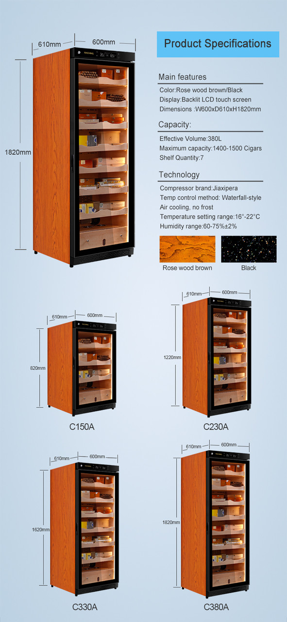 Raching C-Series C380A Humidor