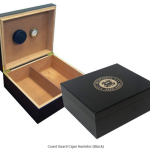US Coast Guard Cigar Humidor (Black)
