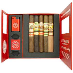 Unbox the Magic: AJ Fernandez Expedition Sampler with Cutter & Lighter Included!