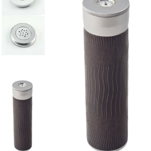 Cigar Tube with Hygrometer Lizard