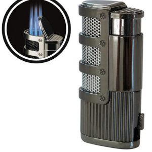Supernova Triple Flame Lighter - Gun Grey